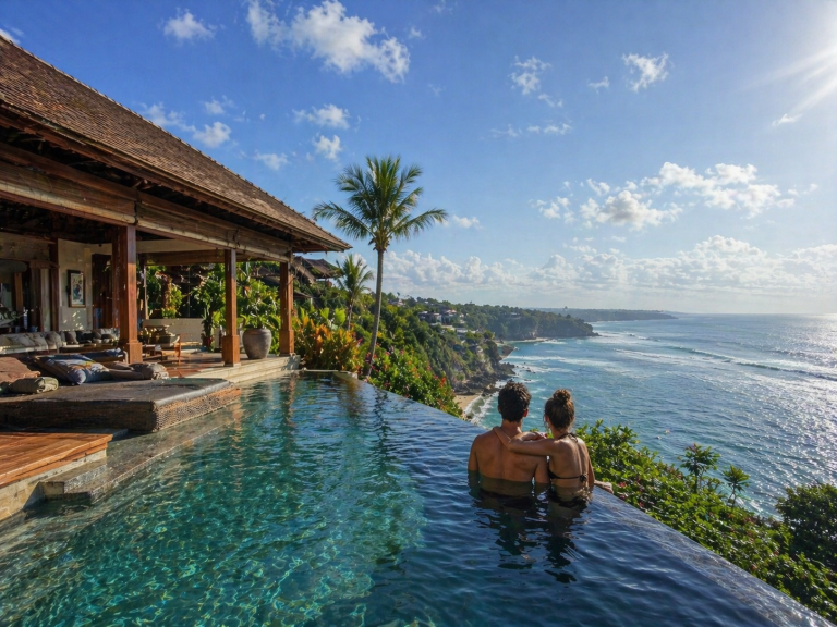 villa avec piscine privée à Bali pour un voyage confortable en 2026